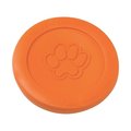 West Paw West Paw 8000401 Zogoflex Orange Zisc Disc Synthetic Rubber Frisbee; Small 8000401